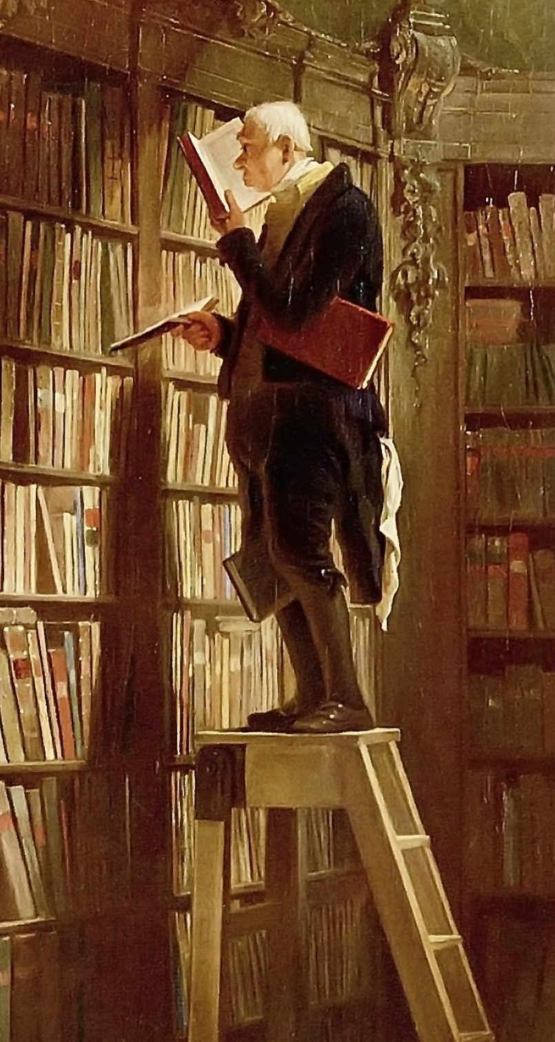 The Bookworm, Carl Spitzweg, c. 1850